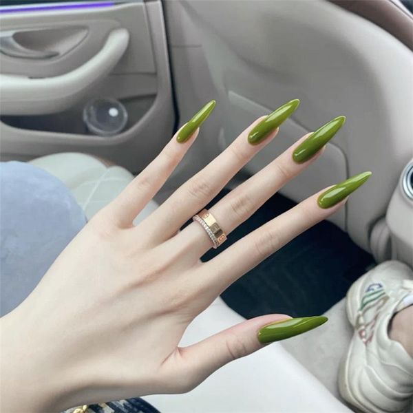 false nails 24pcs green nail art stickers glue type removable long paragraph fashion manicure save time patch fake, Red;gold
false nails 24pcs green nail art stickers glue type removable long paragraph fashion manicure save time patch fake, Red;gold