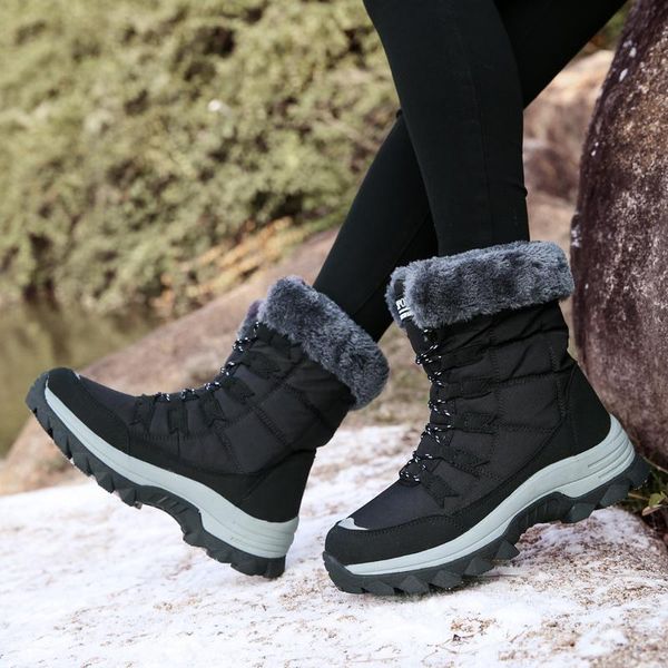 boots ankle for women winter shoes keep warm waterproof snow ladies lace-up plus size 42 chaussures femme, Black
boots ankle for women winter shoes keep warm waterproof snow ladies lace-up plus size 42 chaussures femme, Black