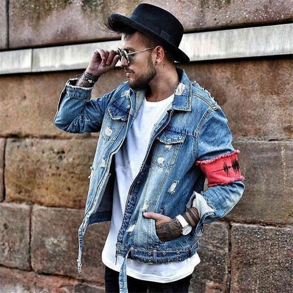 men's jackets cowboy jeans jacket, jacket ripped for spring fashion men, outfits outdoor areas. nx76, Black;brown
men's jackets cowboy jeans jacket, jacket ripped for spring fashion men, outfits outdoor areas. nx76, Black;brown