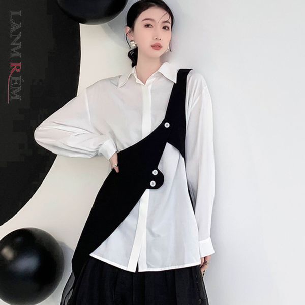 white blouse for women long sleeves with black irregular vest female cool spring autumn arrivals 2a3294 210507
white blouse for women long sleeves with black irregular vest female cool spring autumn arrivals 2a3294 210507