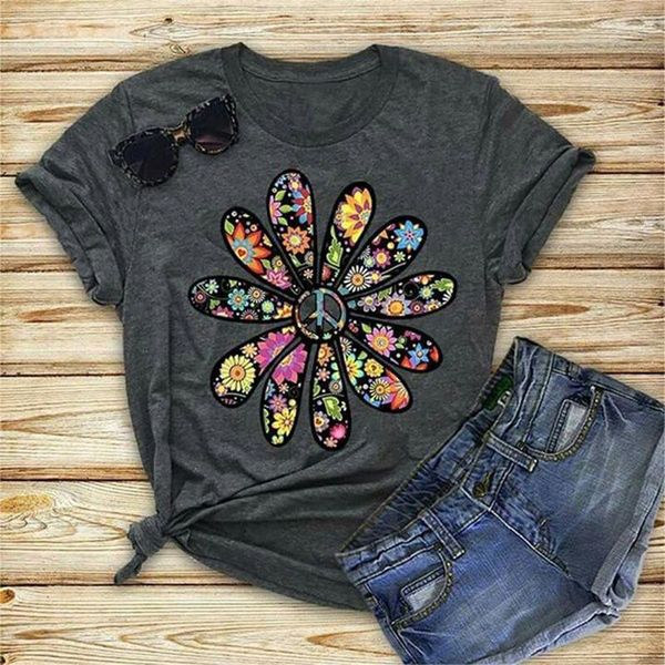 women's t-shirt women summer plus size flower plants print female short sleeve tshirts casual fashion basic pullover tees, White
women's t-shirt women summer plus size flower plants print female short sleeve tshirts casual fashion basic pullover tees, White