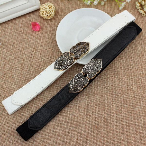 belts fashion female thin belt elastic alloy buckle waistband for women double heart waist seal dress sweater clothing accessories, Black;brown
belts fashion female thin belt elastic alloy buckle waistband for women double heart waist seal dress sweater clothing accessories, Black;brown