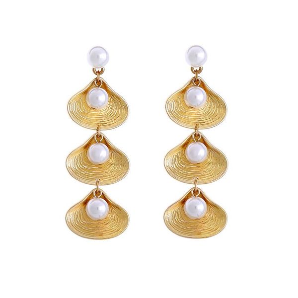 dangle & chandelier korean creative long earrings pearl shell silver /gold color drop earring for women 2021 party fashion jewelry 10092
dangle & chandelier korean creative long earrings pearl shell silver /gold color drop earring for women 2021 party fashion jewelry 10092