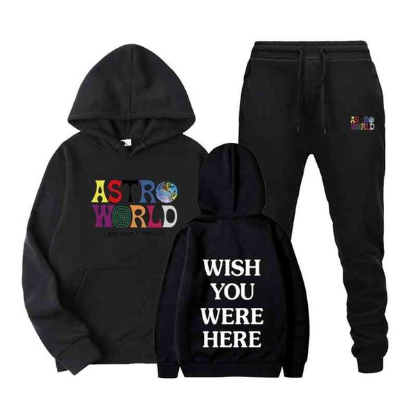 astrworlds print pullover long sleeve spring and autumn sports casual sweater set two-piece, Black
astrworlds print pullover long sleeve spring and autumn sports casual sweater set two-piece, Black