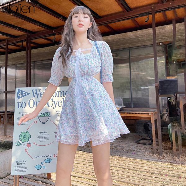 fashion elegant square collar puff sleeve lace up floral a-line dress for women summer 2021 new birthday party dress, Black;gray
fashion elegant square collar puff sleeve lace up floral a-line dress for women summer 2021 new birthday party dress, Black;gray