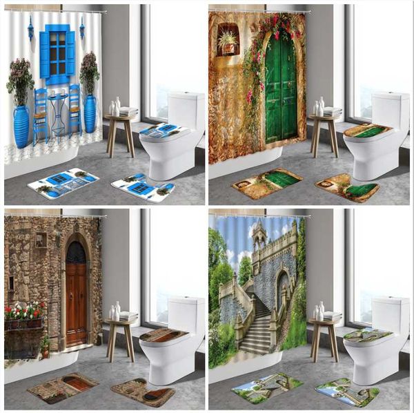 shower curtains european style town architecture landscape curtain window flower retro design bathroom decor sets non-slip rug bath mat
shower curtains european style town architecture landscape curtain window flower retro design bathroom decor sets non-slip rug bath mat
