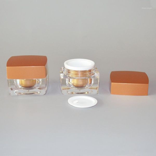storage bottles & jars 18pc 10g square jar golden lid gold interior cream container face skin care empty packaging can print logo
storage bottles & jars 18pc 10g square jar golden lid gold interior cream container face skin care empty packaging can print logo