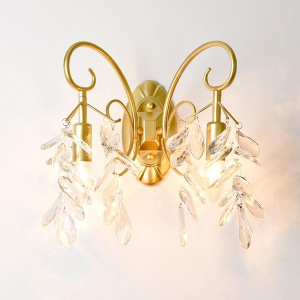 wall lamps indoor home crystal light fixtures for living room el sconce hallway model 2-head luxury mirror led lamp
wall lamps indoor home crystal light fixtures for living room el sconce hallway model 2-head luxury mirror led lamp