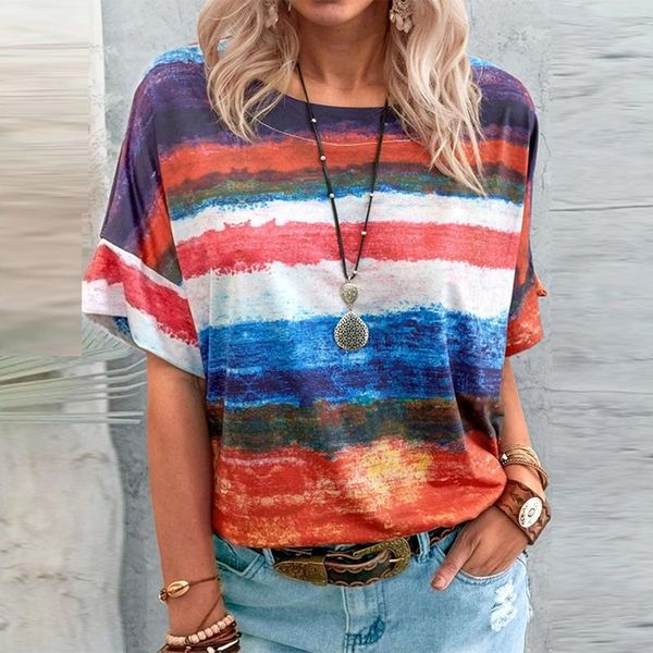 women's t-shirt harajuku tshirt women 2021 loose summer tie-dye printed short-sleeved o-neck funny t shirts camisetas de mujer#40, White
women's t-shirt harajuku tshirt women 2021 loose summer tie-dye printed short-sleeved o-neck funny t shirts camisetas de mujer#40, White