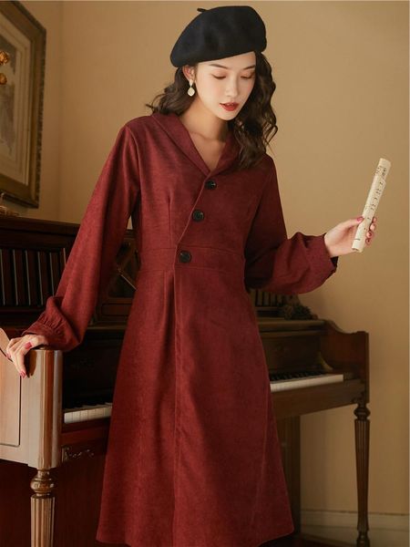casual dresses dress spring clothing 2021 style hepburn little red elegant french first love platycodon grandiflorum fairy corduroy, Black;gray
casual dresses dress spring clothing 2021 style hepburn little red elegant french first love platycodon grandiflorum fairy corduroy, Black;gray