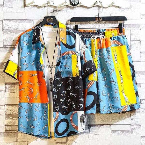 mens set short sleeve hawaiian shirt and shorts summer casual floral beach two piece suit 2021 fashion men sets men's tracksuits, Gray
mens set short sleeve hawaiian shirt and shorts summer casual floral beach two piece suit 2021 fashion men sets men's tracksuits, Gray