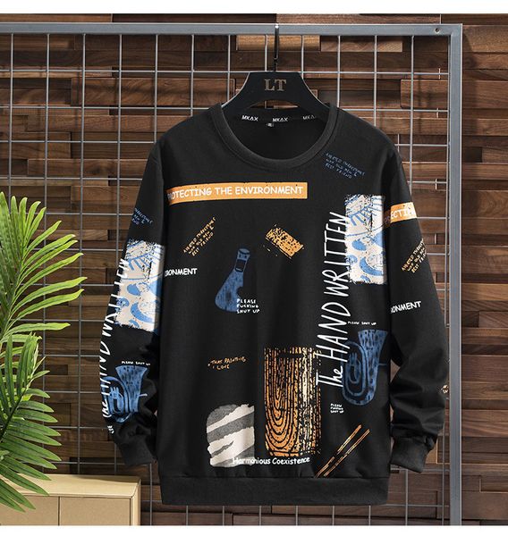 men's hoodies sweaters large size hooded sweater trendy brand korean style handsome student spring and autumn trendy long-sleeved t-shi, Black;brown
men's hoodies sweaters large size hooded sweater trendy brand korean style handsome student spring and autumn trendy long-sleeved t-shi, Black;brown