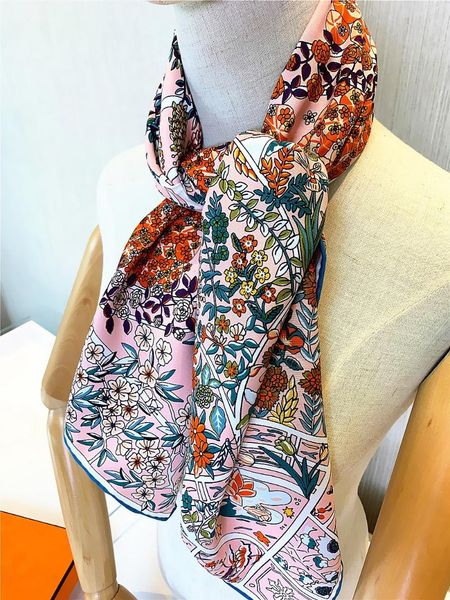 scarves hand rolled twill silk scarf for women, three giraffes square scarf, bandana wrap hijab, 90cm, Blue;gray
scarves hand rolled twill silk scarf for women, three giraffes square scarf, bandana wrap hijab, 90cm, Blue;gray