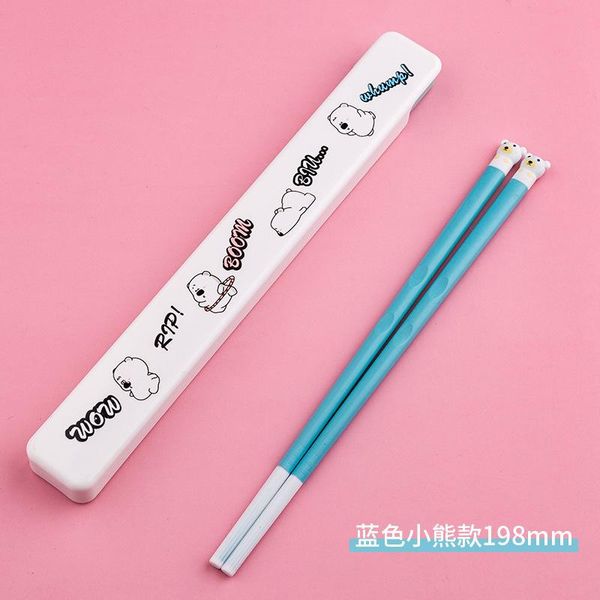 chopsticks set portable cartoon for students and children cute household tableware silica gel single storage box
chopsticks set portable cartoon for students and children cute household tableware silica gel single storage box