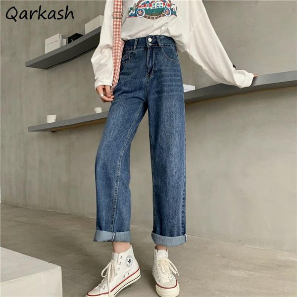women's jeans women straight trousers loose high waist chic fall design solid ulzzang all-match students harajuku streetwear temperamen, Blue
women's jeans women straight trousers loose high waist chic fall design solid ulzzang all-match students harajuku streetwear temperamen, Blue