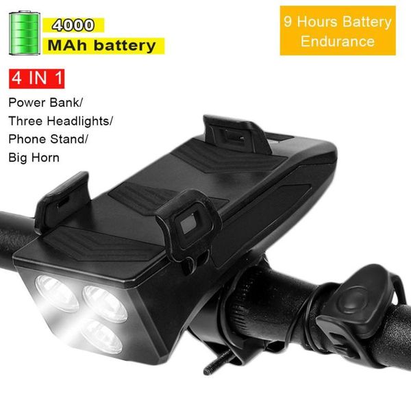 in 1 multi-function bicycle light bike horn alarm bell phone holder power bank accessories cycling front lights
in 1 multi-function bicycle light bike horn alarm bell phone holder power bank accessories cycling front lights