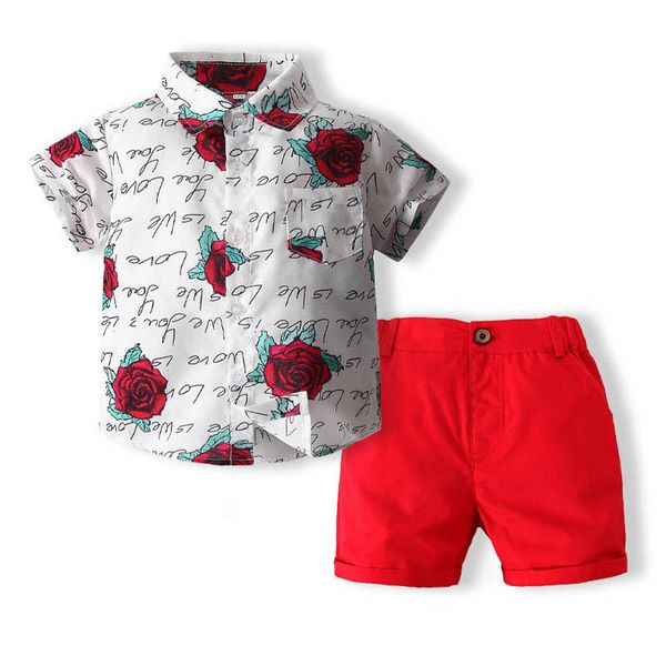 boys clothing sets boy suit children outfit clothes kids wear summer short-sleeved casual rose print shirt shorts two-piece suits b6733, White
boys clothing sets boy suit children outfit clothes kids wear summer short-sleeved casual rose print shirt shorts two-piece suits b6733, White