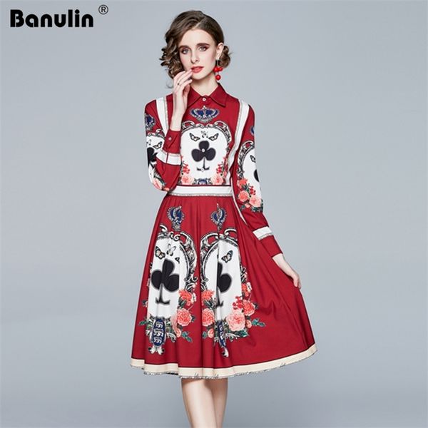 banulin women autumn year dress female long sleeve turn down neck crown print floral red christmas spring 210603, Black;gray
banulin women autumn year dress female long sleeve turn down neck crown print floral red christmas spring 210603, Black;gray