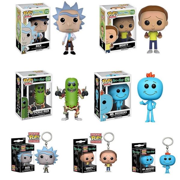 funko pop rick and morty sour cucumber doll h-made model ornaments around