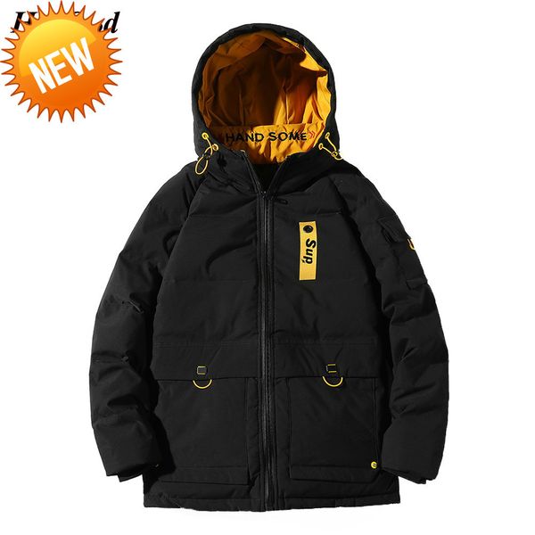 halacood plus size winter jacket men thicken white duck down coats hooded feather parka jackets multi pockets, Black
halacood plus size winter jacket men thicken white duck down coats hooded feather parka jackets multi pockets, Black