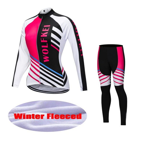 racing sets 2021 wolfkei long sleeve winter thermal fleece cycling jersey and tights set/cycling clothing for women bicycle wear sports, Black;blue
racing sets 2021 wolfkei long sleeve winter thermal fleece cycling jersey and tights set/cycling clothing for women bicycle wear sports, Black;blue