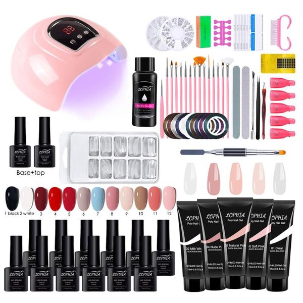 nail art kits lophia 12 bottles gel polish lak, 5 pcs poly kit, pour les ongles,smalto semi permanente unghie
nail art kits lophia 12 bottles gel polish lak, 5 pcs poly kit, pour les ongles,smalto semi permanente unghie