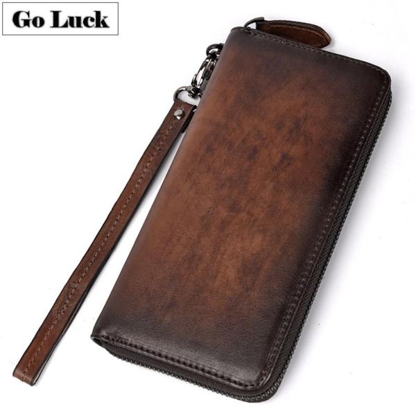 wallets go-luck brand genuine leather wristlet clutches men credit id business card case women cell phone pouch purse unisex, Red;black
wallets go-luck brand genuine leather wristlet clutches men credit id business card case women cell phone pouch purse unisex, Red;black