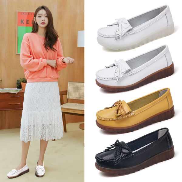 ladies real cowhide mother shoes large size soft sole comfortable peas casual work non-slip maternity shos
ladies real cowhide mother shoes large size soft sole comfortable peas casual work non-slip maternity shos