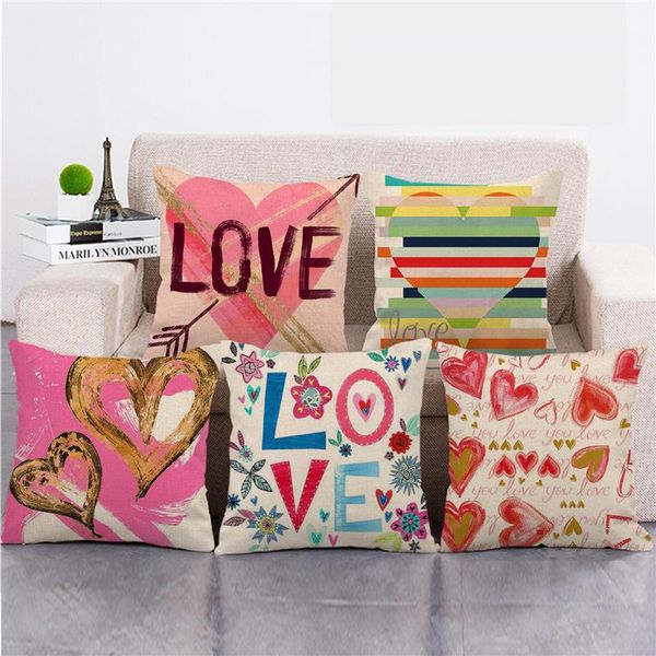 cushion/decorative pillow geometric letter heart cushion cover for home sofa car decorative throw case 45*45cm valentine's day gift liv
cushion/decorative pillow geometric letter heart cushion cover for home sofa car decorative throw case 45*45cm valentine's day gift liv