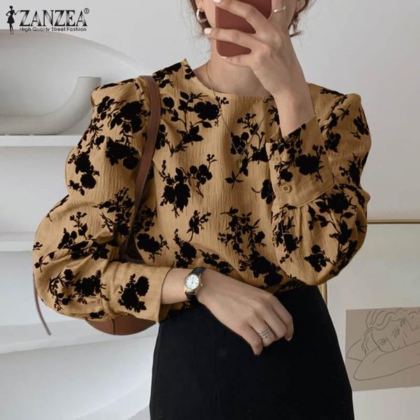 women's blouses & shirts 2022 autumn bohemian print shirt women casual long lantern o neck blouse vintage floral ol chemise office wo, White
women's blouses & shirts 2022 autumn bohemian print shirt women casual long lantern o neck blouse vintage floral ol chemise office wo, White