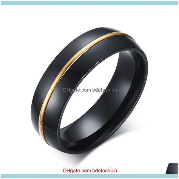 band jewelrymens fashion jewelry ring black and gold plated mens 6mm wide high polished titanium steel rings for man drop delivery 2021 cxeu, Silver
band jewelrymens fashion jewelry ring black and gold plated mens 6mm wide high polished titanium steel rings for man drop delivery 2021 cxeu, Silver