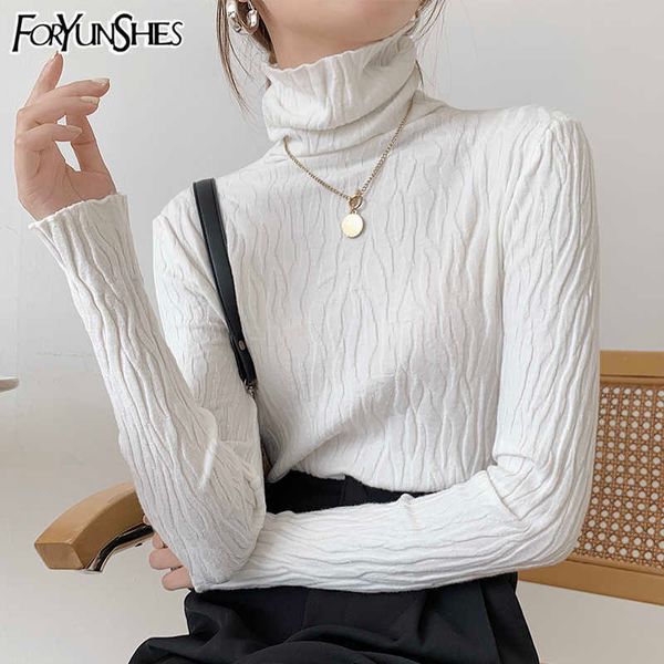 foryunshes woman knitted sweater turtleneck basic slim long sleeve tight coffee solid pullovers autumn winter korean style 210709, White;black
foryunshes woman knitted sweater turtleneck basic slim long sleeve tight coffee solid pullovers autumn winter korean style 210709, White;black