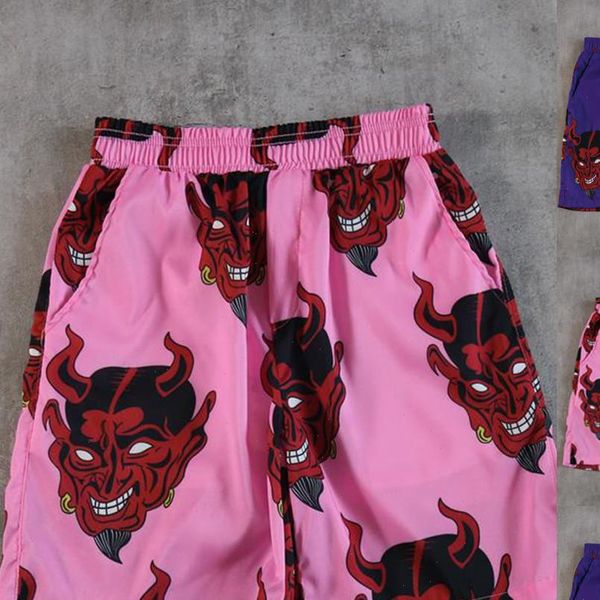 summer devil full printed men women shorts casual streetwear elastic waist hip hop harajuku, White;black
summer devil full printed men women shorts casual streetwear elastic waist hip hop harajuku, White;black