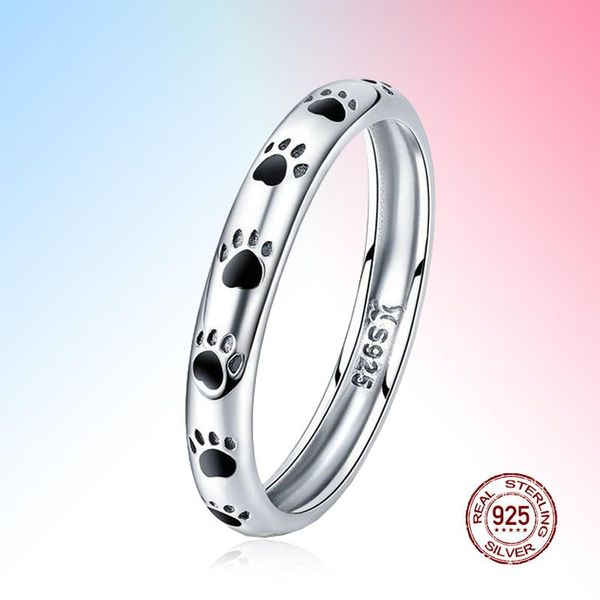 cluster rings stackable dog cat footprints finger 925 sterling silver for women wedding band jewelry valentine's day gift, Golden;silver
cluster rings stackable dog cat footprints finger 925 sterling silver for women wedding band jewelry valentine's day gift, Golden;silver