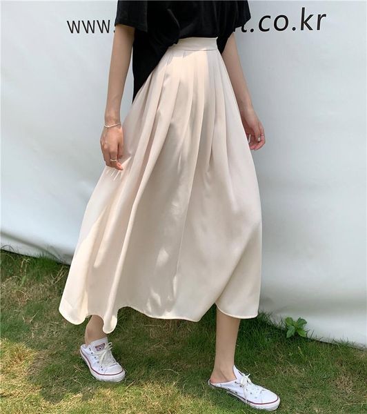 skirts stylish loose women pleated casual elastic waist female mid-length summer high bottoms black saia
skirts stylish loose women pleated casual elastic waist female mid-length summer high bottoms black saia