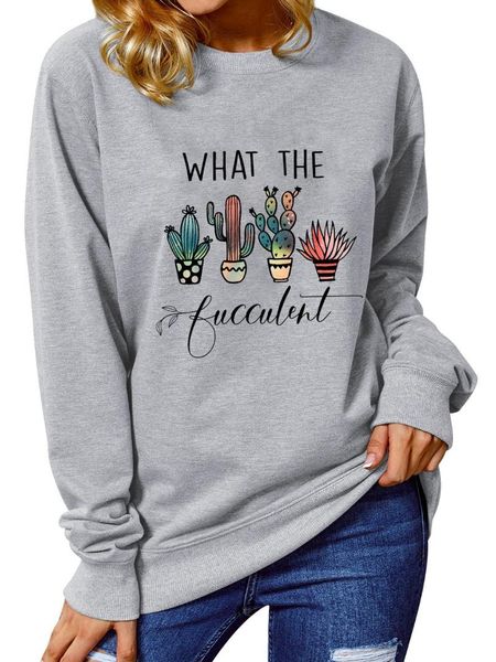 what the fucculent sweatshirt gradient cactus sweats succulents plants pullovers women casual cotton grunge vintage tumblr women's hoo, Black
what the fucculent sweatshirt gradient cactus sweats succulents plants pullovers women casual cotton grunge vintage tumblr women's hoo, Black