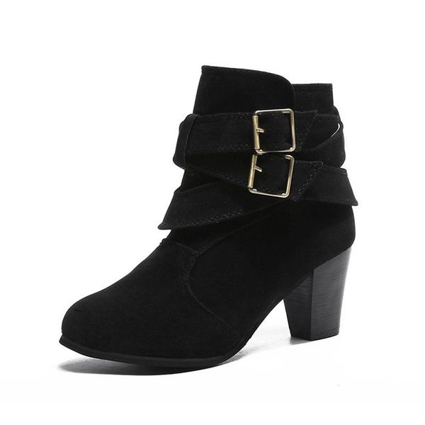 boots women ankle ladies pumps pu leather high heels buckle strap fashion style 2021 pointed toe shoes office female, Black
boots women ankle ladies pumps pu leather high heels buckle strap fashion style 2021 pointed toe shoes office female, Black
