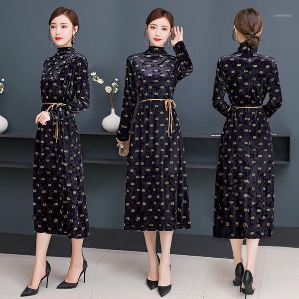 casual dresses chunli large size 2021 autumn and winter slim high-end temperament full velvet dress female french retro silk, Black;gray
casual dresses chunli large size 2021 autumn and winter slim high-end temperament full velvet dress female french retro silk, Black;gray