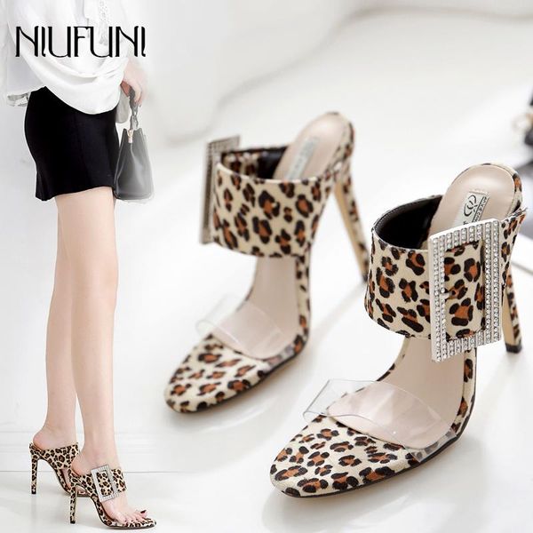 fashion leopard women sandals slippers crystal buckle thin high heels open toe outdoor ladies party dress shoes woman slides, Black
fashion leopard women sandals slippers crystal buckle thin high heels open toe outdoor ladies party dress shoes woman slides, Black