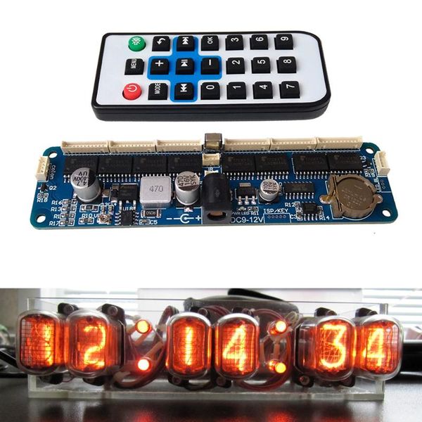 strings 6-bit glow clock motherboard core board control panel remote universal in12 in14 in18 qs30-1 controller dc 9v-12v
strings 6-bit glow clock motherboard core board control panel remote universal in12 in14 in18 qs30-1 controller dc 9v-12v