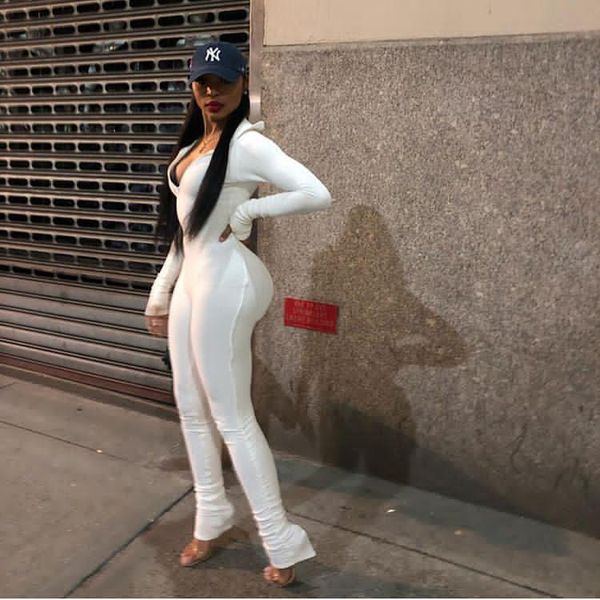 women's jumpsuits & rompers xllais great quality thick material cotton ribbed women white soft jumpsuit long sleeve stretchy fitness, Black;white
women's jumpsuits & rompers xllais great quality thick material cotton ribbed women white soft jumpsuit long sleeve stretchy fitness, Black;white