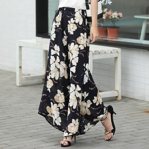 summer casual cotton linen retro women capri print bohemian wide leg high waist legs trousers skirts holiday, Black;white
summer casual cotton linen retro women capri print bohemian wide leg high waist legs trousers skirts holiday, Black;white