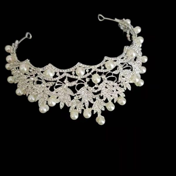 earrings & necklace european and american bridal jewelry crown, alloy rhinestone wedding tiara, baroque headband, high-end round crown, Silver
earrings & necklace european and american bridal jewelry crown, alloy rhinestone wedding tiara, baroque headband, high-end round crown, Silver