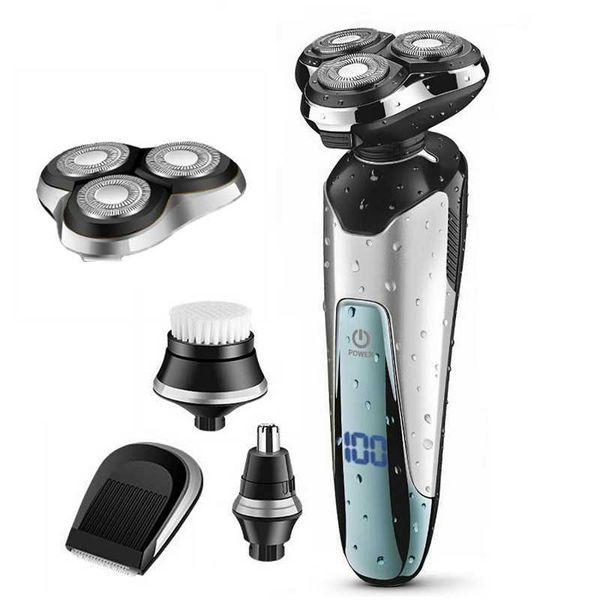 4in1 men's washable rotate shaver electric razor for men rechargeable 4d beard face dry or wet shaving machine li-ion battery p0817
4in1 men's washable rotate shaver electric razor for men rechargeable 4d beard face dry or wet shaving machine li-ion battery p0817
