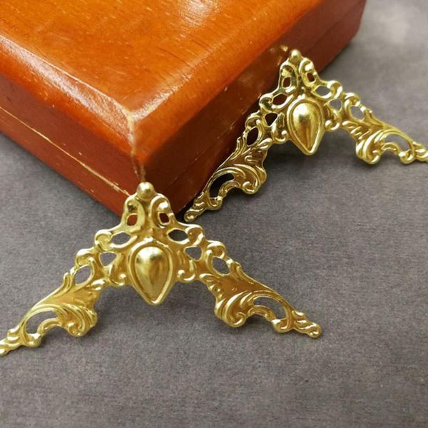 craft tools 50pcs gold iron metal book corner decorative protector cover scrapbook vintage scrapbooking folder protectors
craft tools 50pcs gold iron metal book corner decorative protector cover scrapbook vintage scrapbooking folder protectors