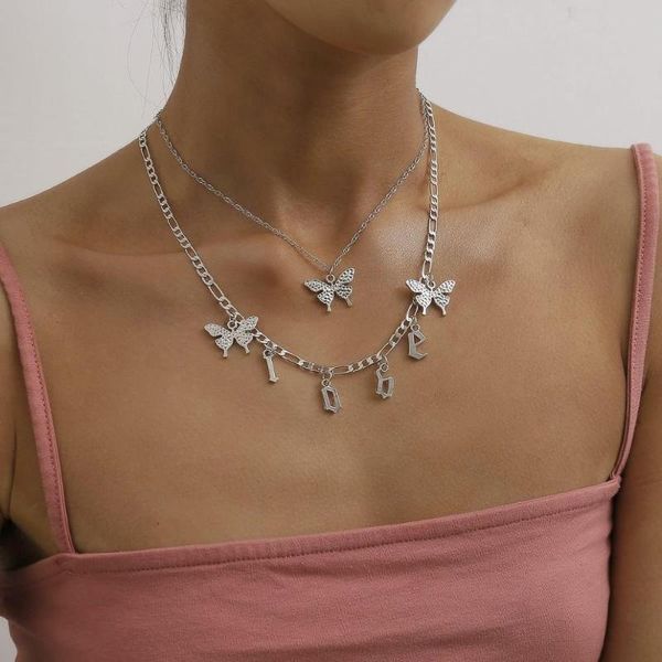 pendant necklaces simple style hollow cute animal butterfly clavicle chain jewelry for women long pendants 2 color charms bijoux gift, Silver
pendant necklaces simple style hollow cute animal butterfly clavicle chain jewelry for women long pendants 2 color charms bijoux gift, Silver
