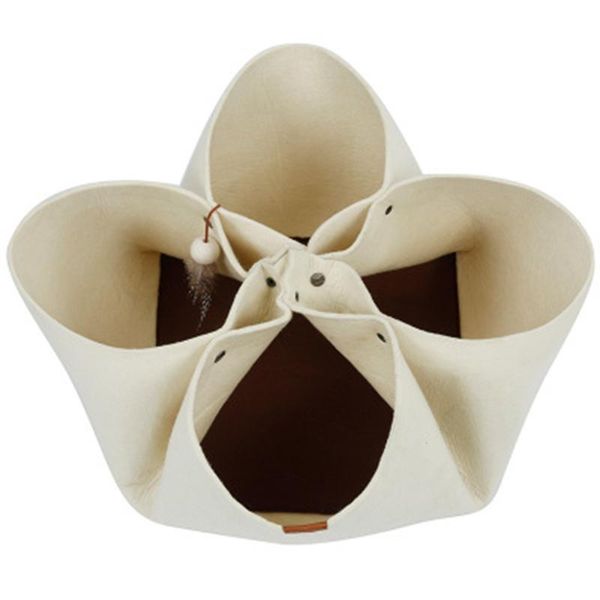 high petal shape cat litter foldable cats play mat 5mm soft felt cloth with rustling paper feather ball uej beds & furniture
high petal shape cat litter foldable cats play mat 5mm soft felt cloth with rustling paper feather ball uej beds & furniture