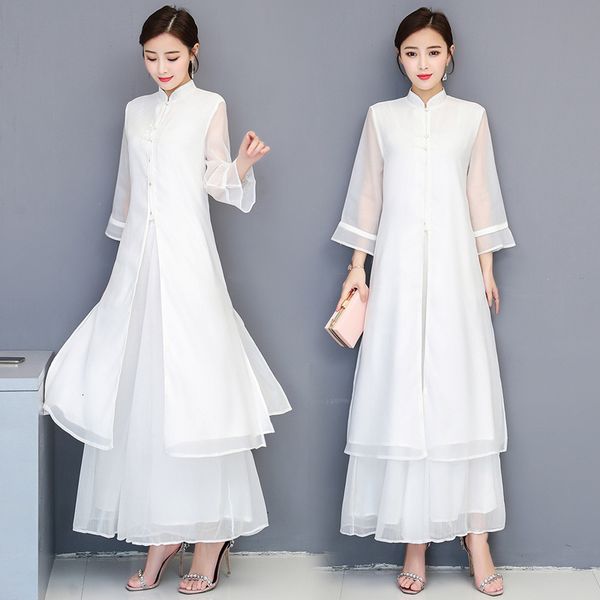 dresses 8317 improved hanfu qipao chinese literature and art national style women's 2021 summer new dress set, Black;gray
dresses 8317 improved hanfu qipao chinese literature and art national style women's 2021 summer new dress set, Black;gray