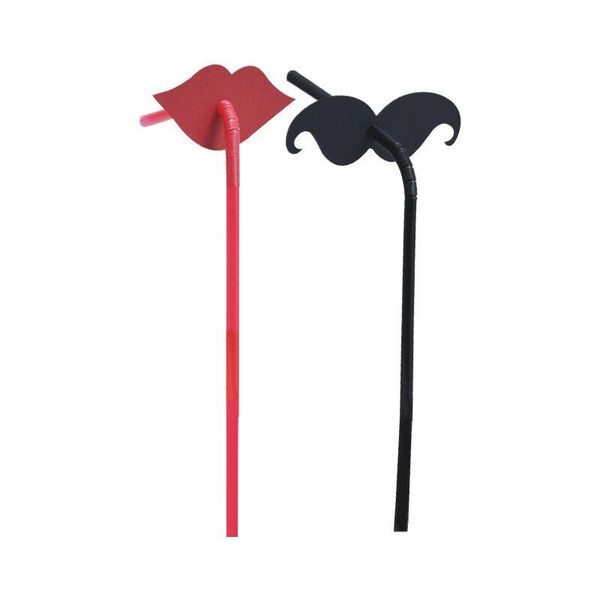 packaging dinner service 20pcs flexible straws elbow bendable disposable tableware creative party valentine's day supplies black mustac
packaging dinner service 20pcs flexible straws elbow bendable disposable tableware creative party valentine's day supplies black mustac