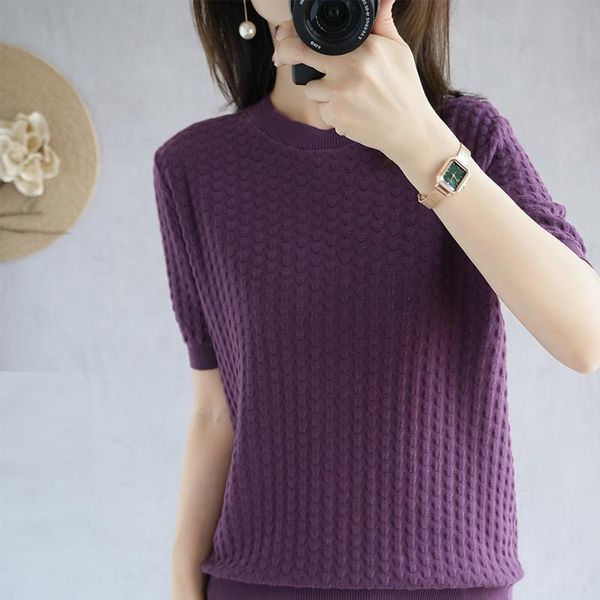 women's t-shirt beliarst summer style 100% cotton ladies o-neck knit short-sleeved vest casual and refreshing pullover sweater women, White
women's t-shirt beliarst summer style 100% cotton ladies o-neck knit short-sleeved vest casual and refreshing pullover sweater women, White